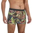 thumbnail image 5 of Men's Boxer Briefs, Colorful Mandala Spiral Pattern Soft Comfy Mens Underwear Boxer Briefs Breathable With Widen Waist, 5 of 7