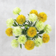 thumbnail image 3 of Xiao Hua 12 flores artificiales de diente de león, flores falsas, flores artificiales para decoración de bodas, 3 of 4