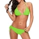 thumbnail image 3 of WILLBEST Trajes de Baño Para Mujer, Conjunto de Bikini Bandeau Con Push-Up, Traje de Baño Brasileño, Traje de Baño de Playa 4613, 3 of 6