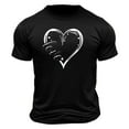 thumbnail image 4 of hotojiny Valentine's Day Shirts for Men Fashion Crew Neck Loose Tshirt Summer Short Sleeve Graphic Tops for Casual Work, 4 of 4