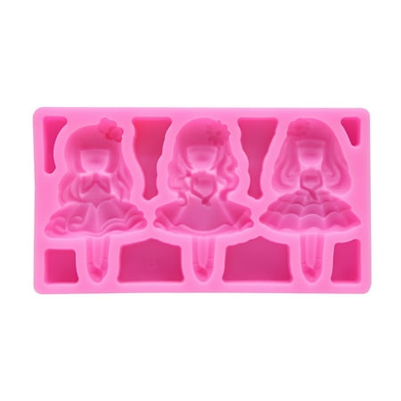 

Beautiful Girl Silicone Fondant Mould 3 Cute Girl Princess Doll Cake Chocolate Baking Tool Semi Automatic Jewelry 2 Cup Turners for Tumblers with Dryers
