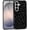 Black Leopard Print, variant on Case for Samsung Galaxy S24 FE, Camera Full Shell Protection Soft Phone Case-Fun Green Canned Food