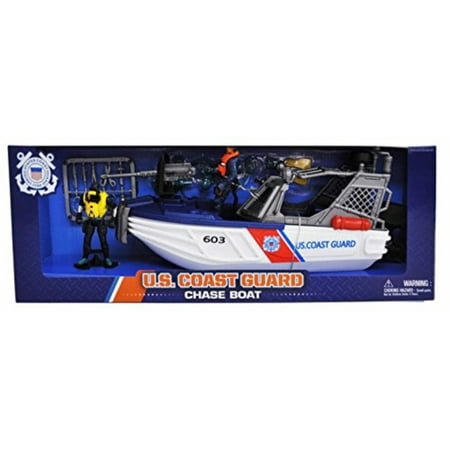 Coast Guard Nascar - U.S. Coast Guard Chase Boat Playset w/ Figures