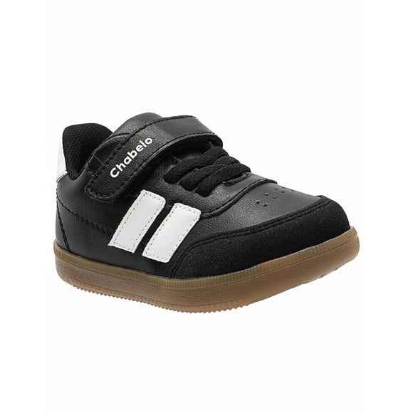 Tenis Para Niño Chabelo® Contactel Con Velcro Suela Goma negro 20