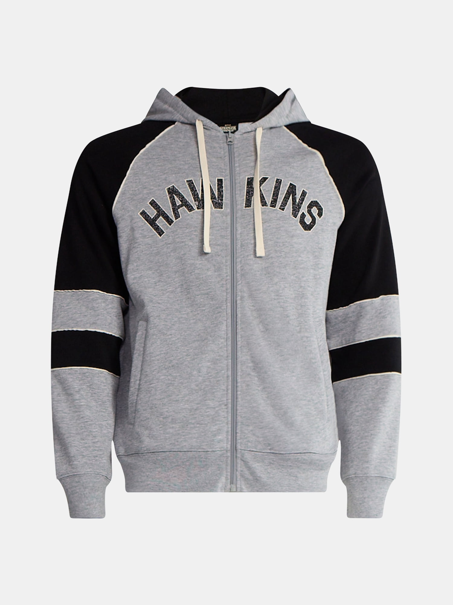 Netflix Stranger Things Hawkins Graphic Zip-Up Hoodie from No Boundaries, Men's & Big Men's