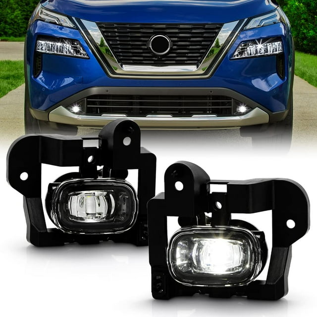 ACANII - For 2021 2022 2023 Nissan Rogue LED Bumper Fog Lights Driving Lamps w/Switch Pair Set Replacement Left+Right