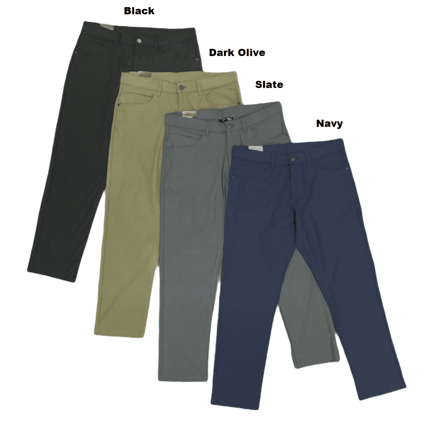 ZeroXposur Men's All Day Comfort 4-Way Stretch Commuter 5 Pocket Pants ...