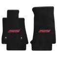 thumbnail image 2 of Lloyd Mats 600285 2016-On Noir Ultimat Camaro SS Rouge Logo Mats&44; 2 Pièce, 2 of 4