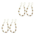 thumbnail image 1 of mmirethe Ensemble Tendance de 2 Tiebacks de Rideaux de Perles de Bois d'Inspiration Boho Holdbacks de Rideaux Dorés 52cm 2Set, 1 of 6