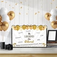 thumbnail image 5 of Retirement Card for Man Woman, Black Gold Large Retirement Card for Signing Jumbo The Legend Has Retired Guest Book Greeting Card with Envelope Retired Decorations Gift, 5 of 6