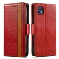 thumbnail image 3 of Case for Motorola Moto G50 5G Cover Leather Wallet Folio Case Book Design Flip Magnetic Closure - Red, 3 of 5