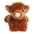 thumbnail image 2 of Aurora - Small Brown Mini Flopsie - 8" Highland Cow Calf - Adorable Stuffed Animal, 2 of 4