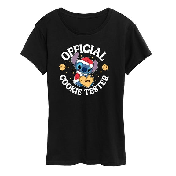 Lilo & Stitch - Official Cookie Tester - Women's Short Sleeve Graphic T-Shirt