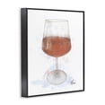 thumbnail image 2 of Stupell Industries Modern Modern Rosé in Glass Black Framed Giclee Art, 24 x 30, by Matthew Piotrowicz, 2 of 7