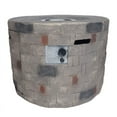 thumbnail image 1 of Noble House Dino Lightweight Concrete Circular Fire Pit in Brown, 1 of 15