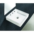 thumbnail image 5 of American Imaginations AI-1121 17.5 in. Square Wall Mount White Vessel for 3H8 in. Center Drilling, 5 of 5