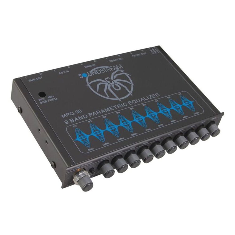 SoundStream MPQ90 9 Band 1/2 DIN Equalizer with Subwoofer Level