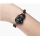 thumbnail image 3 of Obsidiana Piedra Gema Zorro Cristal Pulsera Amuleto Pulsera Trenzada R, 3 of 3