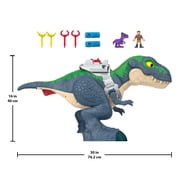 Fisher-Price Imaginext Jurassic World Rebirth Ultimate Action Chomp T. rex Dino Toy & Action Figures