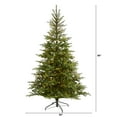 thumbnail image 5 of Nearly Natural Clear Prelit 450 LED Spruce Artificial Christmas Tree, with 931 Bendable Branches 7', 5 of 9