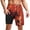 Brick Red, variant on FUZHIQ Men Volleyball Shorts Retro Athletic Palm Tree Print Quick Dry Patriotic Swimming Trunks with Compression Liner Stretch Fabric Beach Shorts Bathing Suits,XL