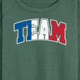 thumbnail image 3 of Instant Message - Team France - Women's Lightweight French Terry Long Sleeve Shirt, 3 of 6