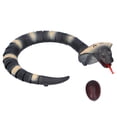 thumbnail image 3 of Infrared Snake Toy, Plastic Material Remote Control Snake Toy Animal Model Toys Lifelike Modeling  For Gift For Tricky Toy Blue,Stripe, 3 of 8