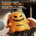 thumbnail image 4 of Animated Halloween souls Pumpkin & Witch Hat Figures - 2-Piece Wind-Up Table Decor for Office, House Party, Festivities, 4 of 8