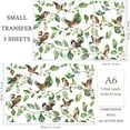 thumbnail image 2 of 3pcs/Set Sparrow Rub on Transfers for Furniture and Crafts 6x12 inch Bird Decor Transfer Stickers Twigs Rub on Decals for Wood Furniture Scrapbooking Home Decorations, 2 of 7