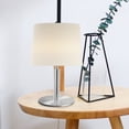 thumbnail image 4 of HEALEEP Rallonge de Lampe avec Tige de Connexion en Acier Inoxydable Argenté Réglage de Hauteur Adultes 1Pcs, 4 of 8