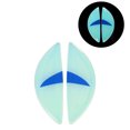 thumbnail image 1 of Calcomanía reflectante de parachoques Unique Bargains Patrón de ojos azules arco azul Calcomanía reflectante Decoración personalizada, 1 of 1