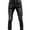 Black, variant on Ediodpoh Men's Trousers Casual Straight Mid-rise Slim Fit Ripped Jeans Men’s Pants Black S