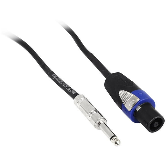 Rockville RCTS1425 25' 14 AWG 1/4" TS to Speakon Speaker Cable 100% Copper