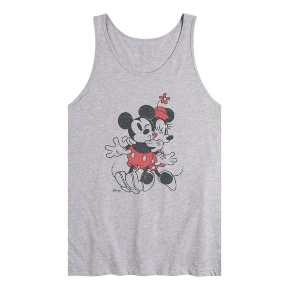 Disney - Mickey And Minnie Heart - Men's Sleeveless Graphic Tank Top