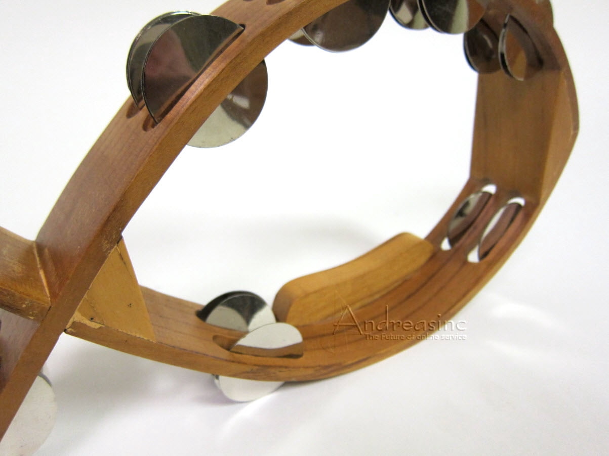 Fish Shape Tambourine  7" x 12"