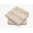 thumbnail image 2 of Home Soft Things Plush Striped Faux Fur Pillow Covers, Set of 2, 20"x20", Negage, 2 of 2