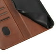 thumbnail image 4 of Leather Wallet Pixel 6 Case (Brown) Magnetic Folio Card Slot Holder Flip Kickstand Shockproof Cover, 4 of 5