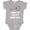 AC-Heather Grey, variant on Best Mema Ever Grandchild Boys or Girls Baby Bodysuit
