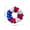 red white and blue A, variant on AZXY 4th of July Wreath,Patriotic Wreath,Independence Day Wreaths,Memorial Day Decorations