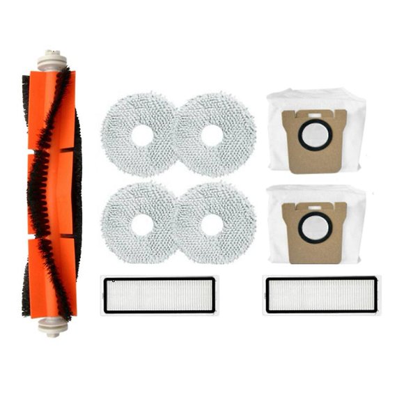 Reemplazo de robots de barrido 9 Uds accesorios para Xiaomi filtro Hepa paño de mopa cepillo principal bolsa de polvo