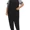 01Black, variant on Cueply Women’s Plus Size Pajama Set 2 Piece Short Sleeve Lounge Top and Elastic Waist Jogger Pants Soft Sleepwear