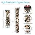 thumbnail image 2 of Watch Bands Compatible with Fitbit Versa 3 / Fitbit Sense, Genuine Leather Band Replacement Accessories Strap Wristband, Classic Leopard, 2 of 7