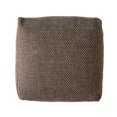 thumbnail image 4 of GDF Studio Larrick Contemporary Fabric Pouf, Brown and Yellow, 4 of 7