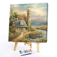 thumbnail image 3 of Cuadros Decorativos Kit de pintura DIY por número, sin marco, junto al mar, Villa, casa, decoración de pared pintada a mano Ndcxsfigh Nuevos Originales, 3 of 9