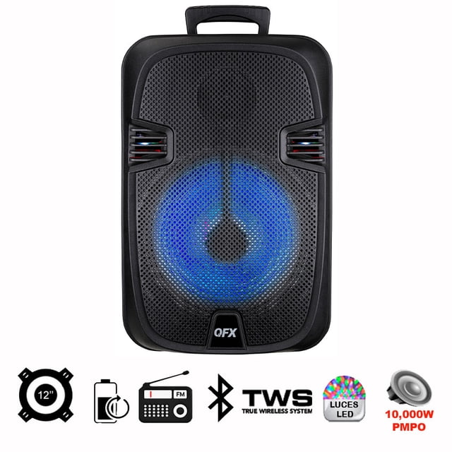 QFX BAFLE 12" RECARGABLE