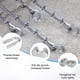 thumbnail image 2 of Uxcell 10-Pack Abrazaderas de Cable, Clip de Cable de Acero Inoxidable M3 U Bolt Saddle Fastener, 2 of 6