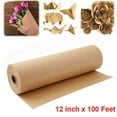 thumbnail image 2 of 11.8inch By 32. Jumbo Kraft Paper Roll Wrapping Paper for Art, 2 of 8