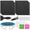thumbnail image 3 of 10 Pack Trampoline Repair Patch 4.1 x 4.1 Inch Square Puncture Repair Patch Waterproof Trampoline Repair Fixing Kit for Trampoline Tents Awnings Inflatable Mattress, 3 of 10