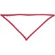 thumbnail image 2 of Babybugz - Babero Bandana liso para bebes (Blanco/Rojo), 2 of 3