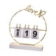 thumbnail image 5 of Calendario de San Valentín con tapa ligera, calendario perpetuo, regalos de boda, foto Amor Base Blanca, 5 of 9